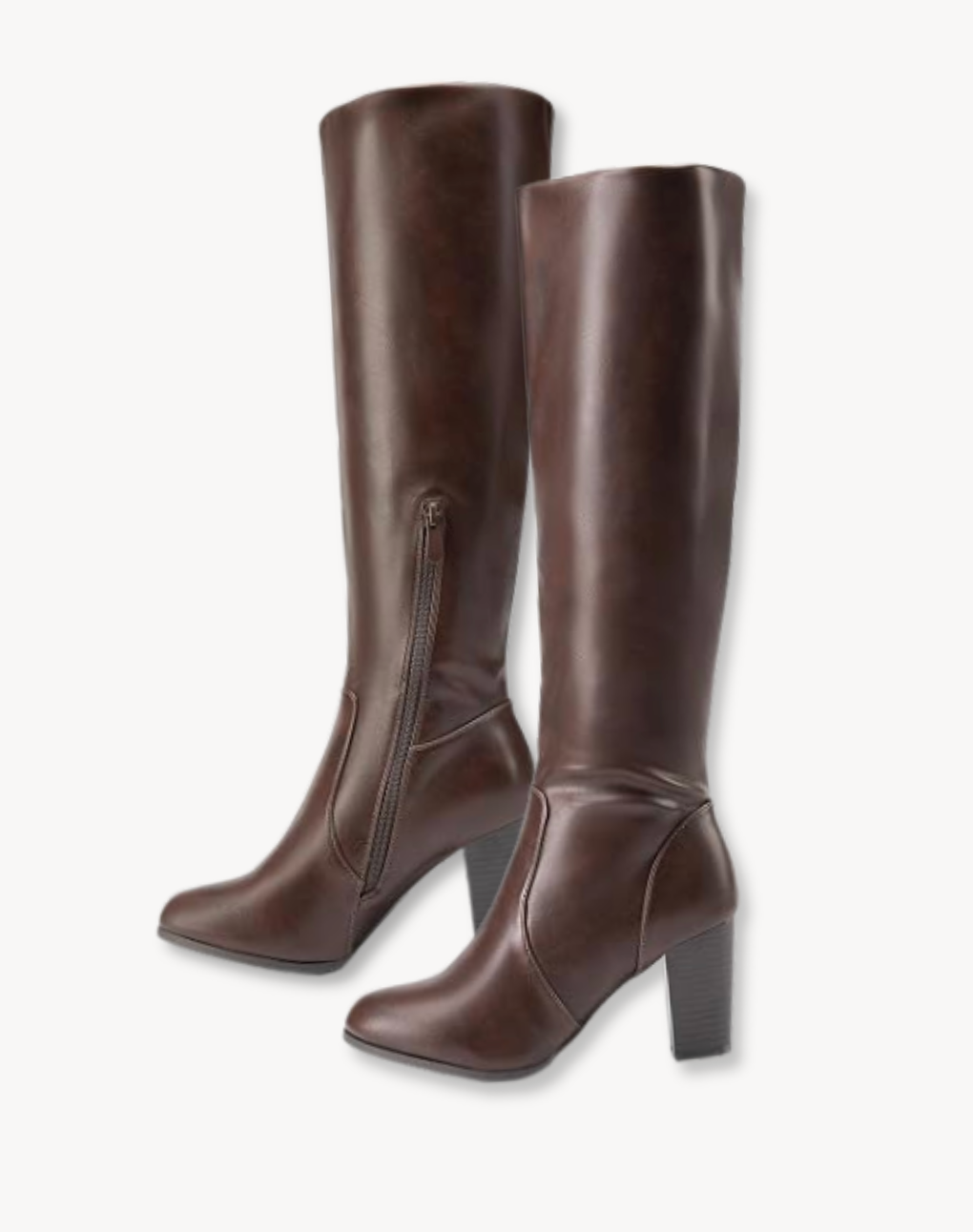 Brown Knee-High Boots